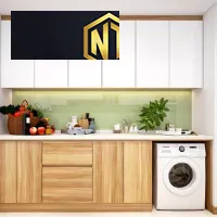 TỦ MÁY GIẶT KẾ HỢP TỦ TIỆN LỢI GỌN GÀNG ĐA NĂNG MẪU 02